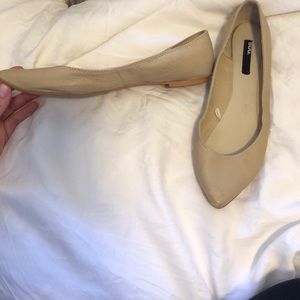 BDG cream ballet flats